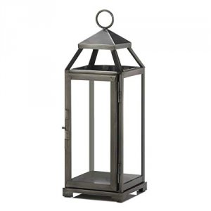 Gallery 10018659 Medium Brushed Pewter Lantern