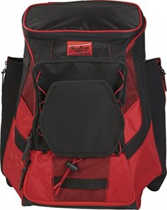 Rawlings R600-S R600 Players Baseball Backpack Scarlet