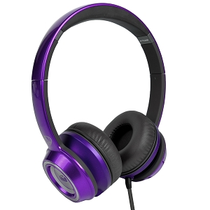 Monster NTUNE-PURP N-tune High Performance On-ear Headphones W3.5mm Pl