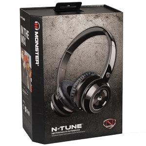 Monster 128450-00 Ncredible N-tune On-ear Headphones Wdetachable Inlin