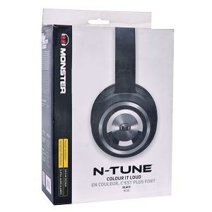 Monster 128597-00 N-tune High Performance On-ear Headphones Wdetachabl