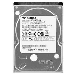 Toshiba MQ01ABD064 640gb Sata300 5400rpm 8mb 2.5 Hard Drive