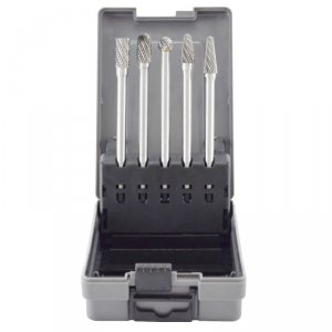 Astro 2185 Long Double Cut Carbide Burr Set 5piece