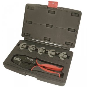 Astro 9477 Professional Quick Interchangeable Ratchet Crimping Tool Se