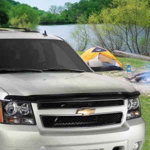 Auto 21136 Hoodflector Dark Smoke Hood Shield For 2007-2013 Chevrolet 