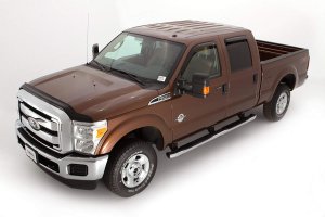 Auto 25062 Bugflector Dark Smoke Hood Shield For 2011-2016 Ford F250