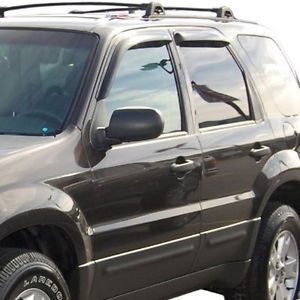 Auto 94059 Ventvisor Side Window Deflector Dark Smoke 4pc Set For 2001