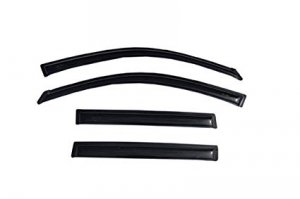 Auto 94063 Ventvisor Side Window Deflector Dark Smoke 4pc Set For 2008