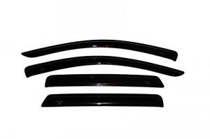 Auto 94072 Ventvisor Side Window Deflector Dark Smoke 4pc Set For 2008