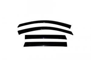 Auto 94161 Ventvisor Side Window Deflector Dark Smoke 4pc Set For 2009