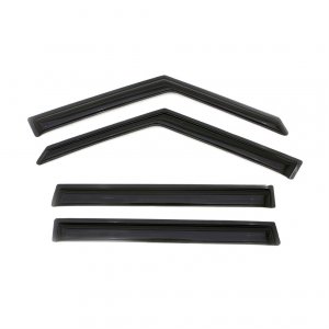 Auto 94164 Ventvisor Side Window Deflector Dark Smoke 4pc Set For 2009