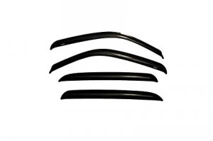 Auto 94355 Ventvisor Side Window Deflector Dark Smoke 4pc Set For Most