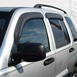 Auto 94428 Ventvisor Side Window Deflector Dark Smoke 4pc Set For 2002