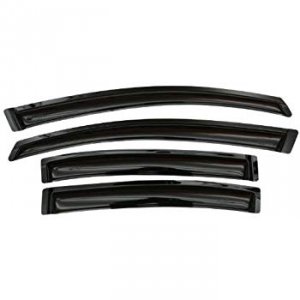 Auto 94462 Ventvisor Side Window Deflector Dark Smoke 4pc Set For 2012