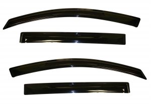 Auto 94652 Ventvisor Side Window Deflector Dark Smoke 4pc Set For 2011