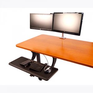 Peripheral SSCP-2-S The Sit Stand Desk Converter Pro (dual Monitor Arm