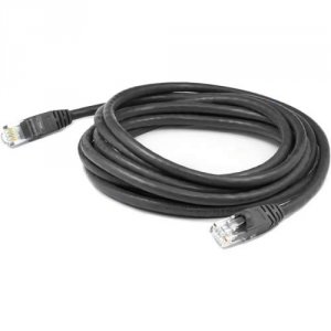 Addon ADD-100FCAT6-BLK 100ft Rj-45 (male) To Rj-45 (male) Black Cat6 U