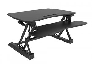 Amer EZRISERPRO Sit Stand Height Adjustment Up To 16.3 Above Desk Surf