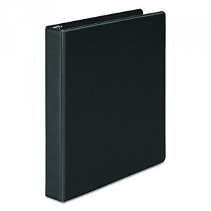 Print W368-14NBPP Wj 368 Basic Round Ring Binder,1 ,black