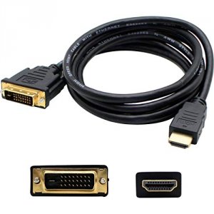 Addon HDMI2DVIDS6F-5PK 5-pack Of 6ft Hdmi Male To Dvi-d Male Black Ada