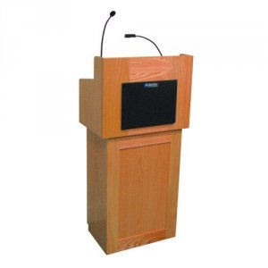 Amplivox SW3010-MH Oxford Two Piece Lectern - Wrls - Mh