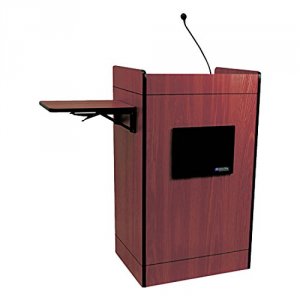 Amplivox SW3230-MH Uhf Wireless Multimedia Computer Lectern - 44 Heigh