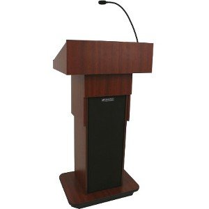 Amplivox W505A-CH Executive Adj Column Lectern - Non Sound