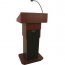 Amplivox W505A-CH Executive Adj Column Lectern - Non Sound