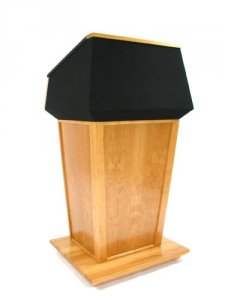 Amplivox SN3040-CH Patriot Lectern - Fabric Top - Nsound