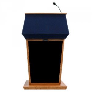 Amplivox SW3040-MH Patriot Lectern - Fabric Top - Wrls