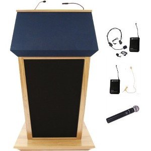 Amplivox SW3045-MP Patriot + Lectern- Fabric Top - Wrls