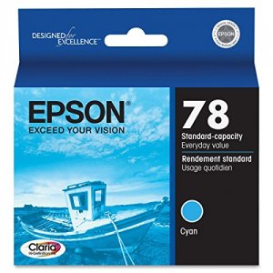 Original Epson T078220 Claria Ink Cartridge - Inkjet - Cyan - 1 Each