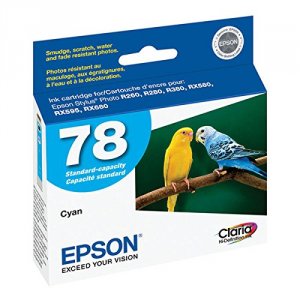 Original Epson T078220 Claria Ink Cartridge - Inkjet - Cyan - 1 Each