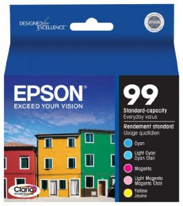 Original Epson T099920-S No. 99 Ink Cartridge - Inkjet - Cyan, Magenta