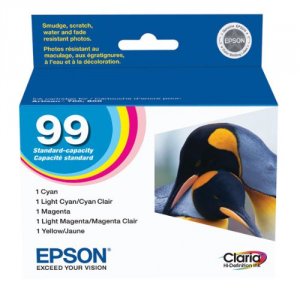 Original Epson T099920-S No. 99 Ink Cartridge - Inkjet - Cyan, Magenta