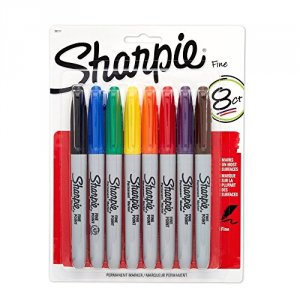 Dymo 2050866 M Sharpie Fine 8 Clr Set Carded