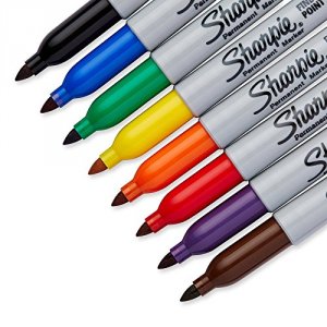 Dymo 2050866 M Sharpie Fine 8 Clr Set Carded