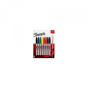 Dymo 2050866 M Sharpie Fine 8 Clr Set Carded