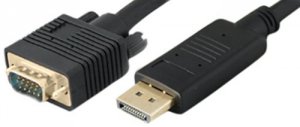 Addon DISPLAYPORT2VGA6F 6ft Displayport Male To Vga Male Black Adapter