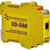 Brainboxes ED-588-X50M Ethernet 8 Digital Inputs + 8 And 8 Digital Out