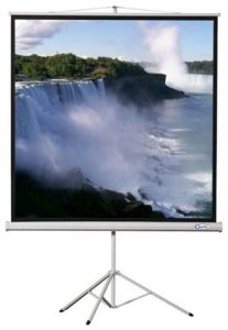 Hamiltonbuhl TPS-T50 71 Inch Diagonal. (50x50) Tripod Projector Screen