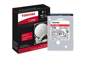 Toshiba HDWL120XZSTA 2tb (9.5mm) Laptop Pc Internal Hdd 5400rpm 128mb 