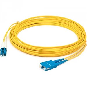 Addon ADD-SC-LC-10M9SMFP 10m Lcsc Mm Os2 Yellow Fiber Patch Cbl