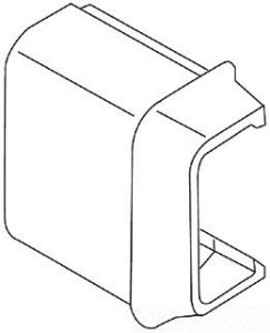 C2g 16030 Wiremold Uniduct 2900 To 2800 Reducing Connector - Ivory - I