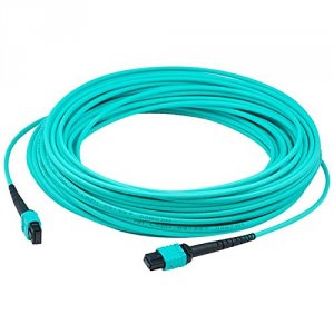 Addon ADD-MPOMPO-6M5OM4 6m Mpo Om4 Aqua Duplex Patch Cable