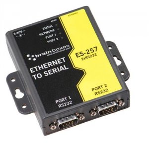 Brainboxes ES-257X10C Ethernet To Serial 2port Rs 232