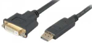 Addon DP2DVIA-5PK 5 Pack Of 20.00cm (8.00in) Displayport Male To Dvi-i