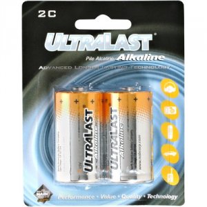 Dantona ULA2C 2 Pack C Carded Replacement Household Battery