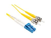 Unirise FJ9LCST-12M Fiber Optic Patch Cable, Lc-st, 9 125 Singlemode D