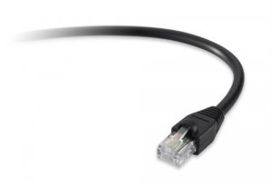 Unirise PC5E-02F-BLK-SH-S 2ft Black Cat5e Shielded Patch Cable, Futp, 